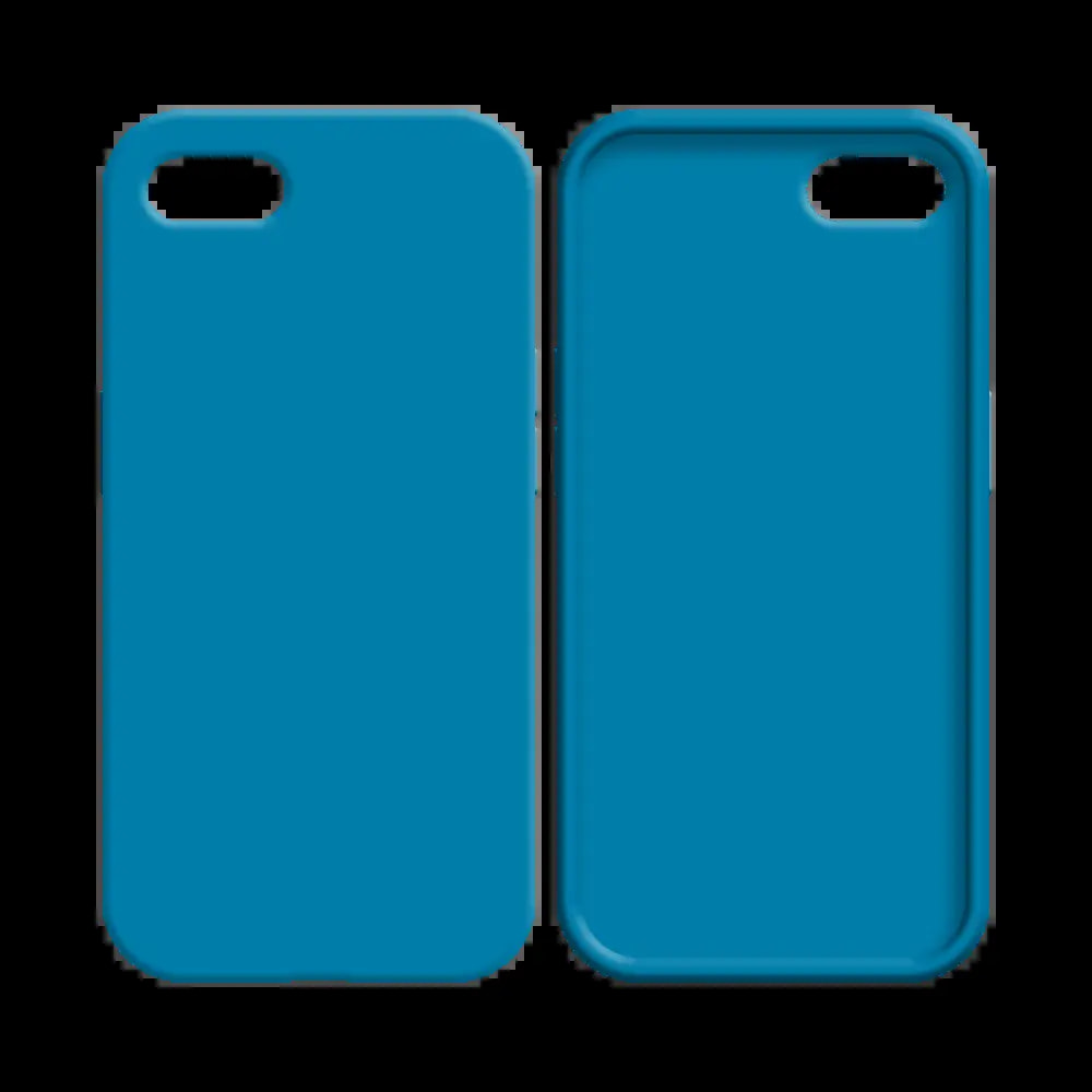 Coque silicone iPhone 7 / 8 / SE - Bleu Ciel - Vue 2