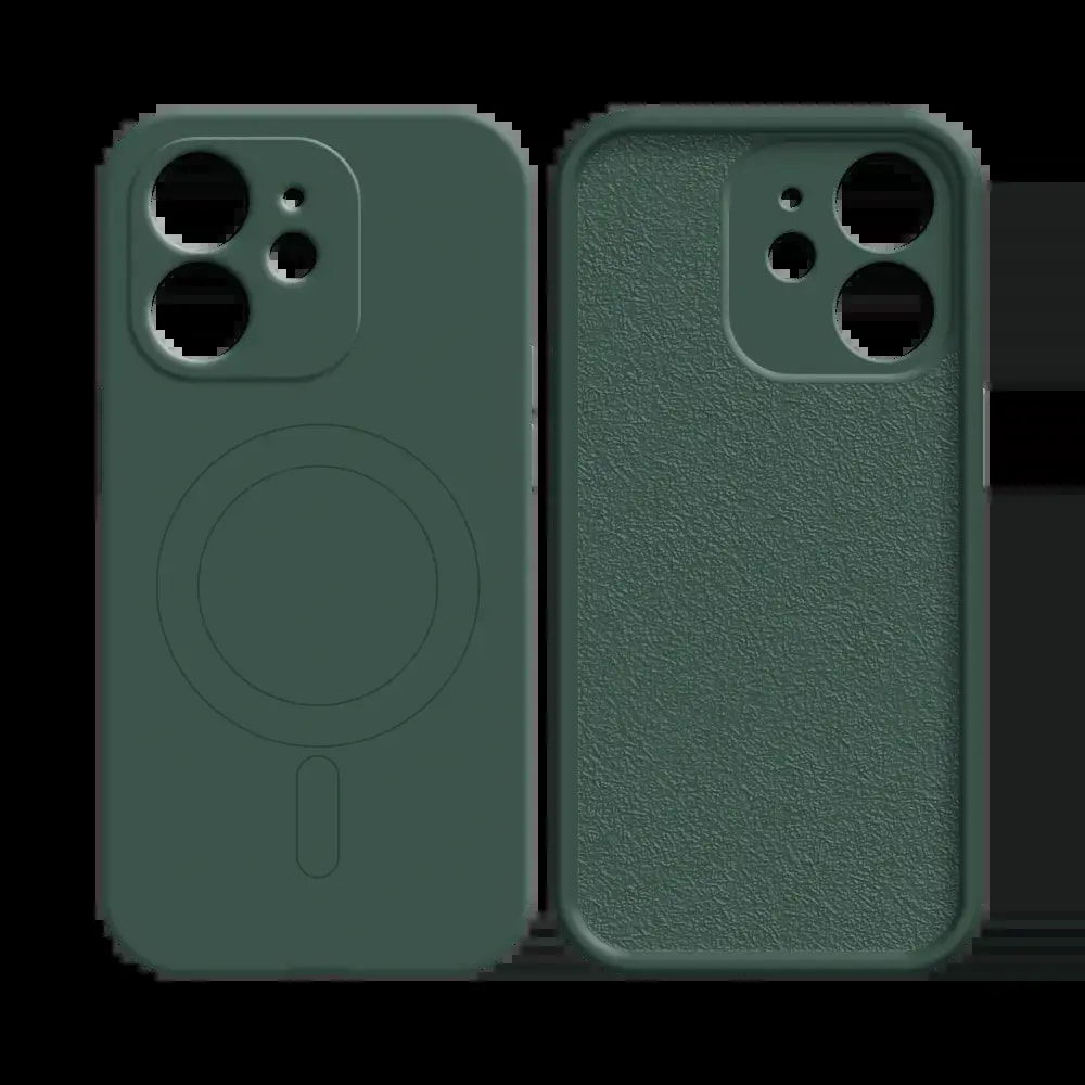 Coque de Protection PROTECT IZ001 pour Apple iPhone 12 Mini MagSafe Vert Foncé - Vue 2