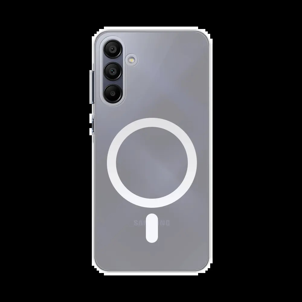 Coque MagSafe silicone transparente Samsung Galaxy A15 5G - Vue 2
