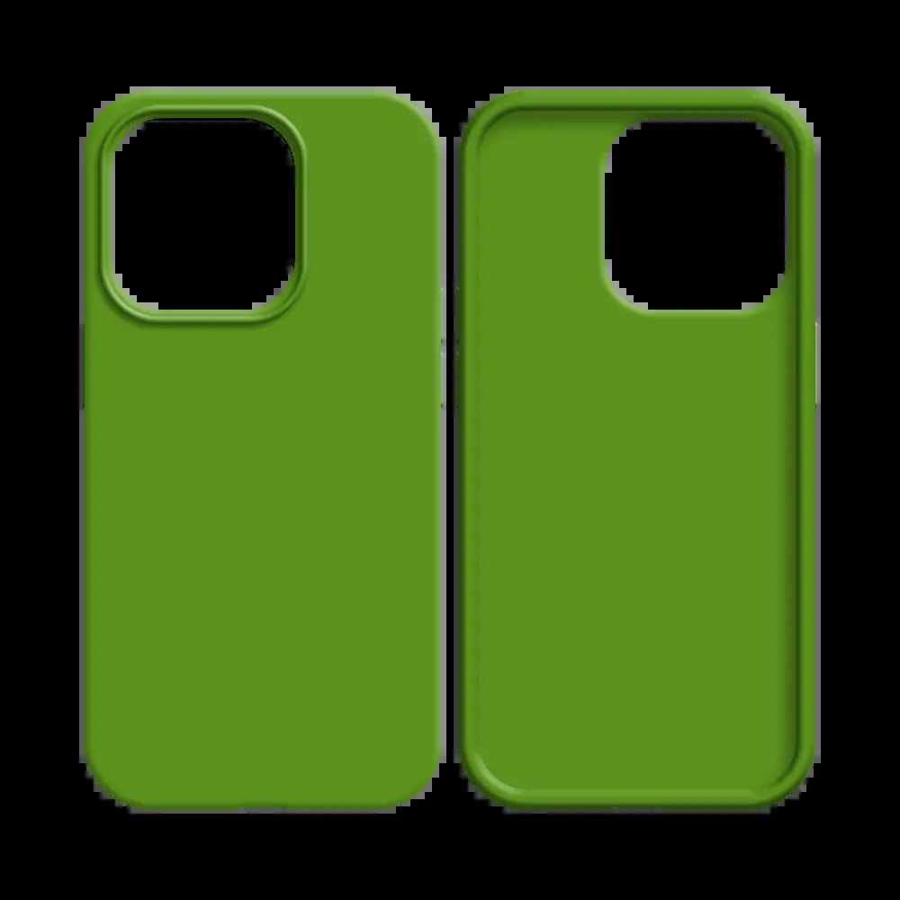 Coque silicone iPhone 14 Plus - Vert Clair - Vue 2