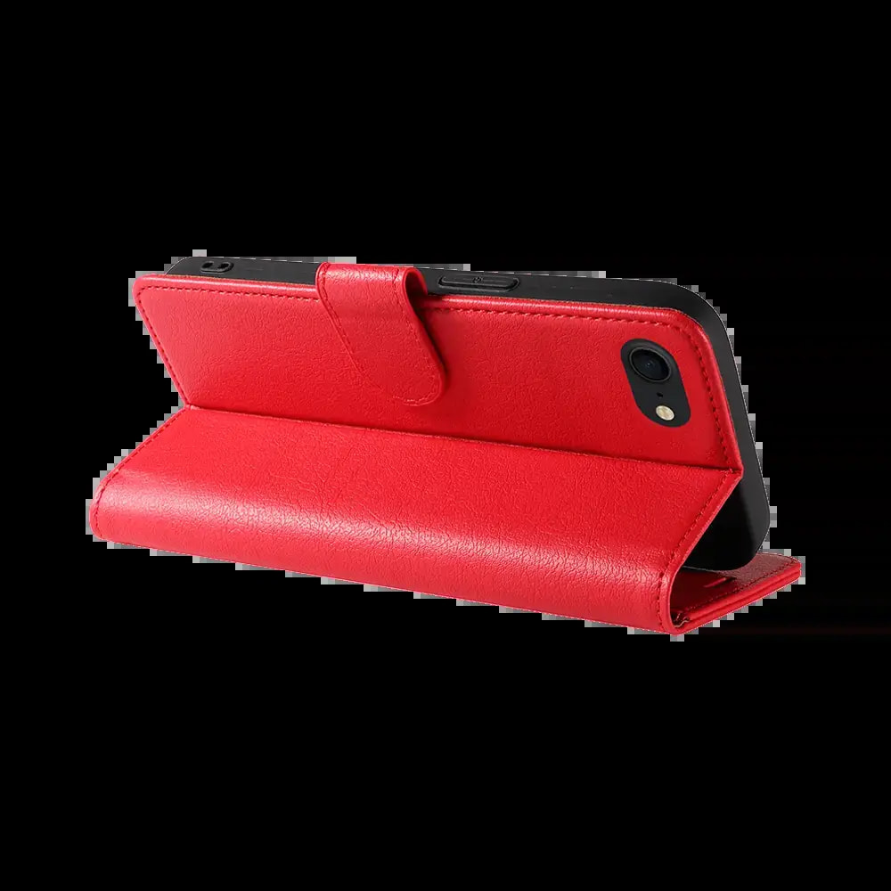 Housse folio anti-RFID iPhone 7 / 8 / SE – PROTECT IP011 Rouge - Vue 2