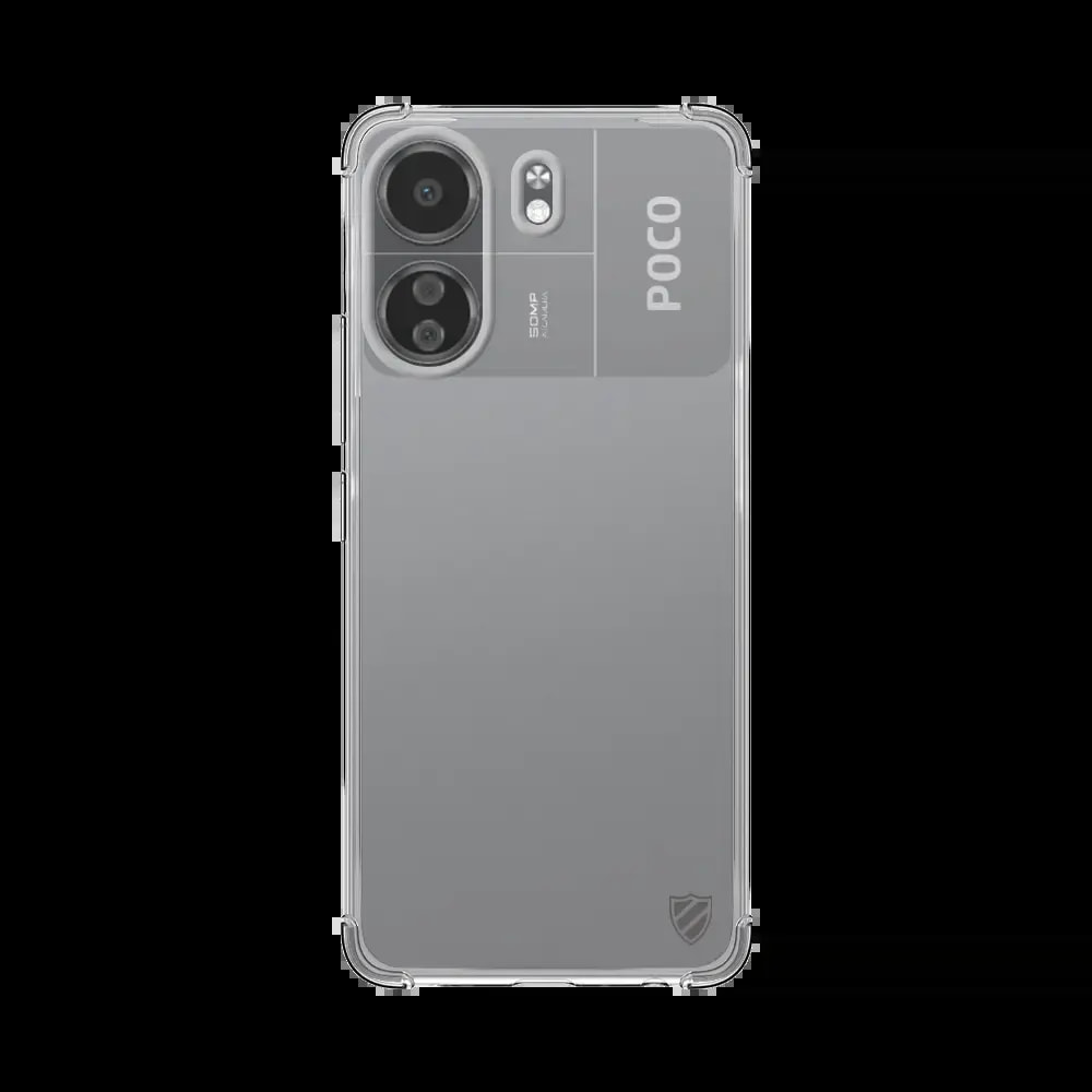 Coque antichoc renforcée transparente – compatible Xiaomi Poco C65 / Redmi 13C – silicone PROTECT - Vue 2