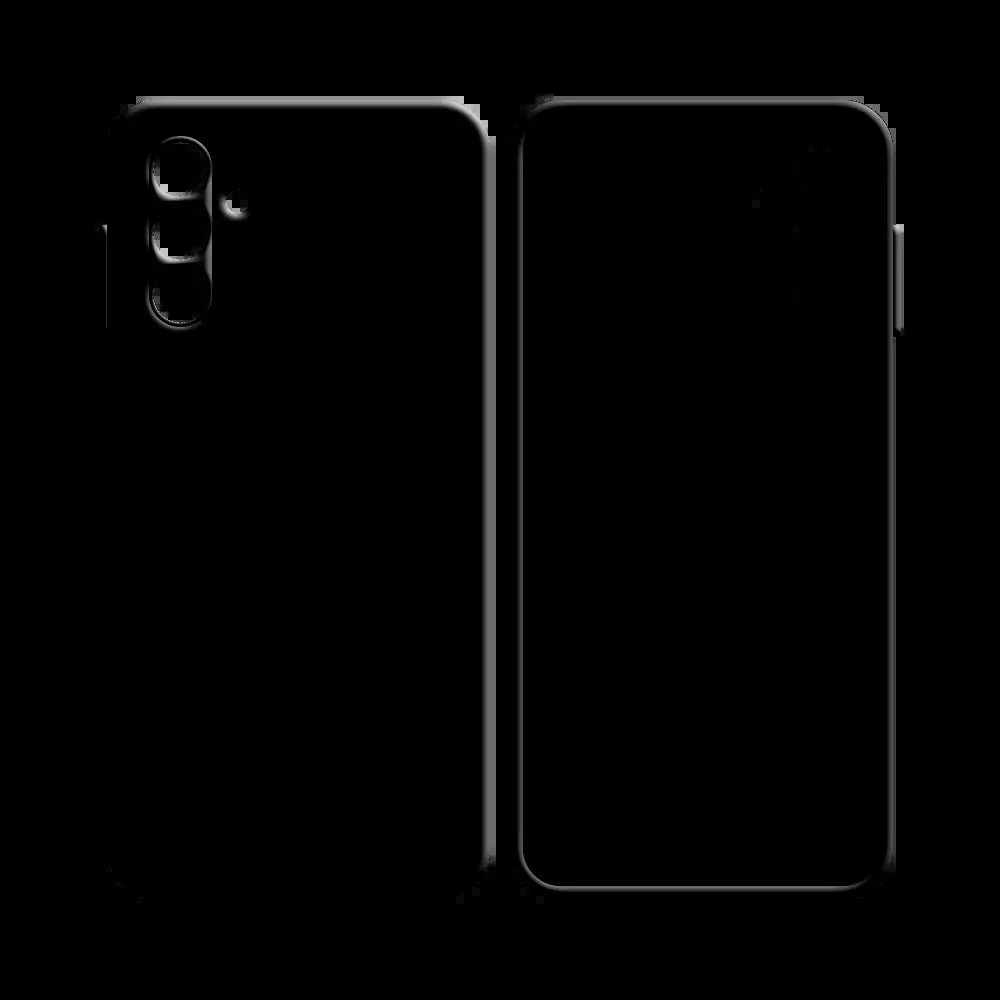Coque silicone Samsung Galaxy A13 5G / Galaxy A04s - Noir - Vue 2