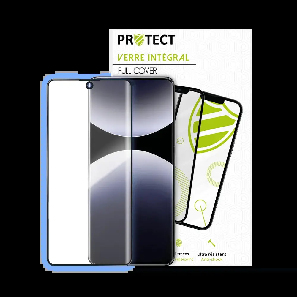 Verre trempé intégral 5D 9H – protection écran Xiaomi Redmi Note 14 Pro 5G – PROTECT Noir - Vue 2