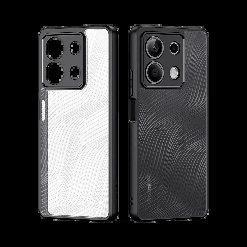 Coque Xiaomi Redmi Note 13 5G anti-chocs finition mate - Dux Ducis Aimo Noir - Vue 2