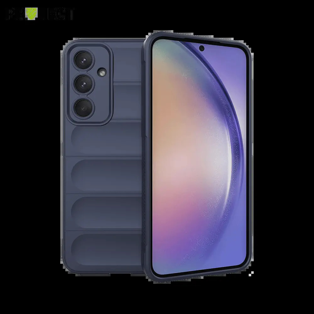 Coque de protection antichoc renforcée Samsung Galaxy A55 5G - PROTECT IX008 Saphir