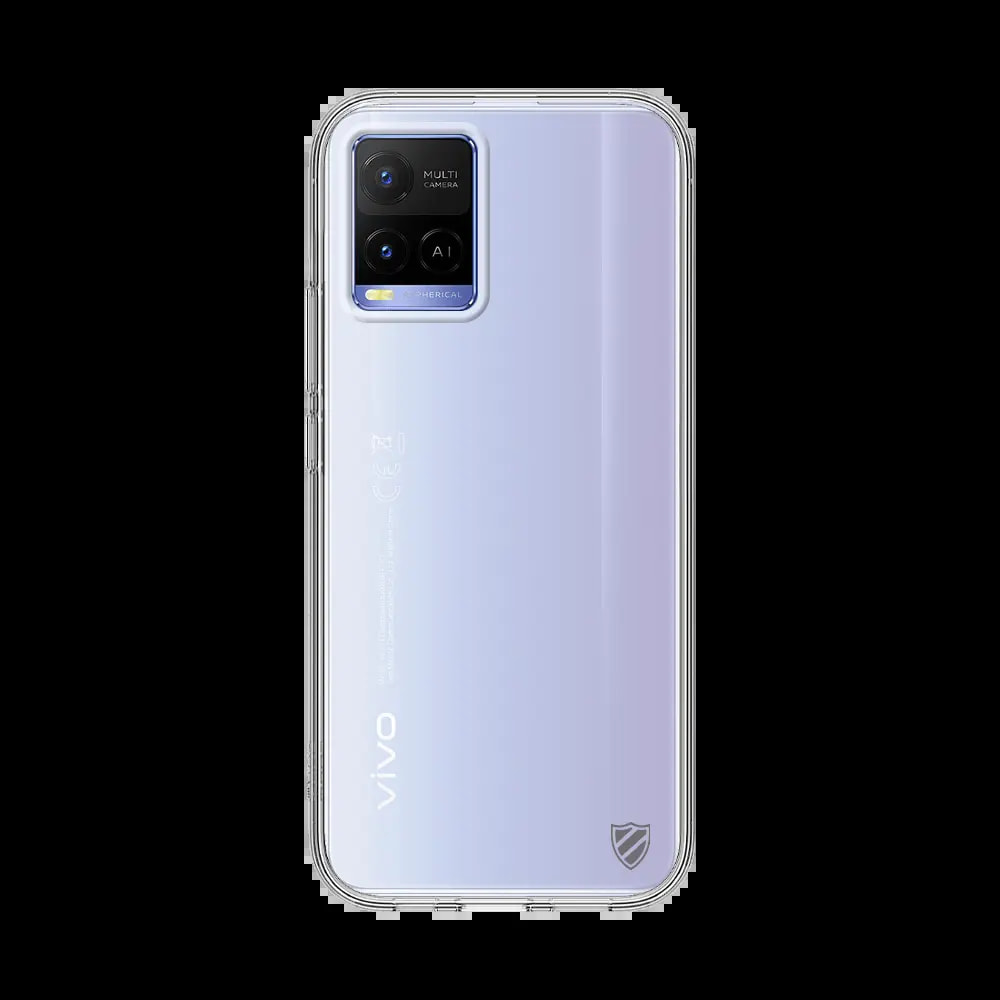 Coque silicone Vivo Y21 - PROTECT Transparent - Vue 2