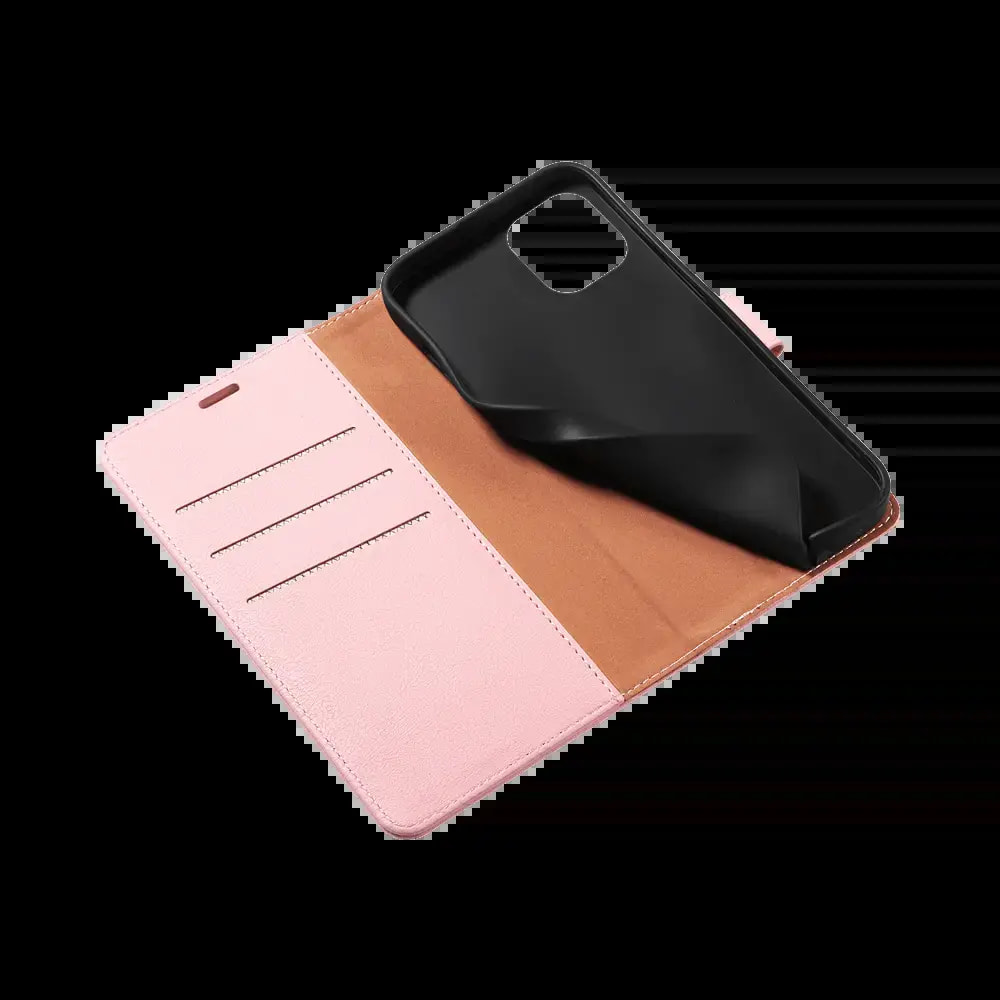 Housse folio anti-RFID iPhone 13 – PROTECT IP011 Rose - Vue 4