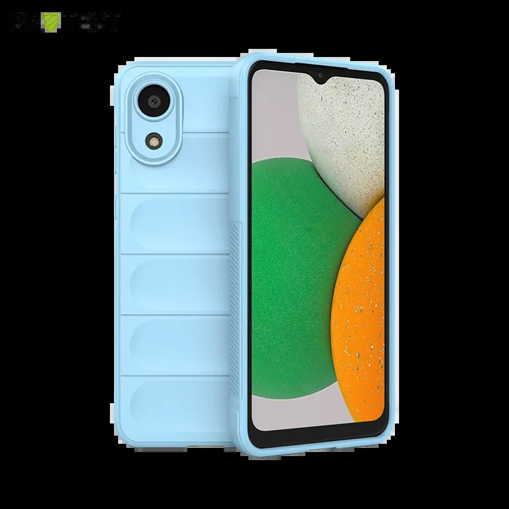 Coque de protection antichoc renforcée Samsung Galaxy A03 Core - PROTECT IX008 Bleu Clair