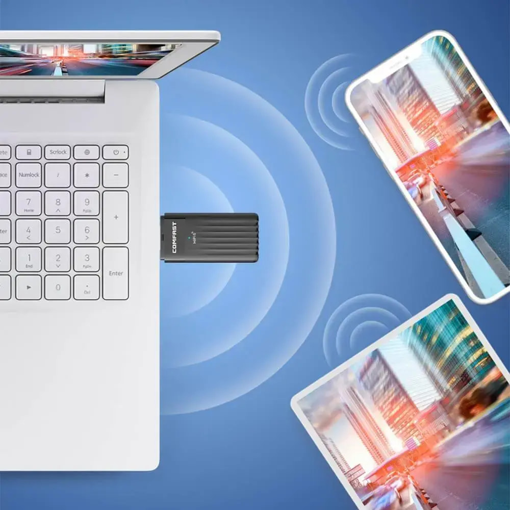 Clé Wifi 6 3000 Mbps - Comfast CF-970AX - Vue 4