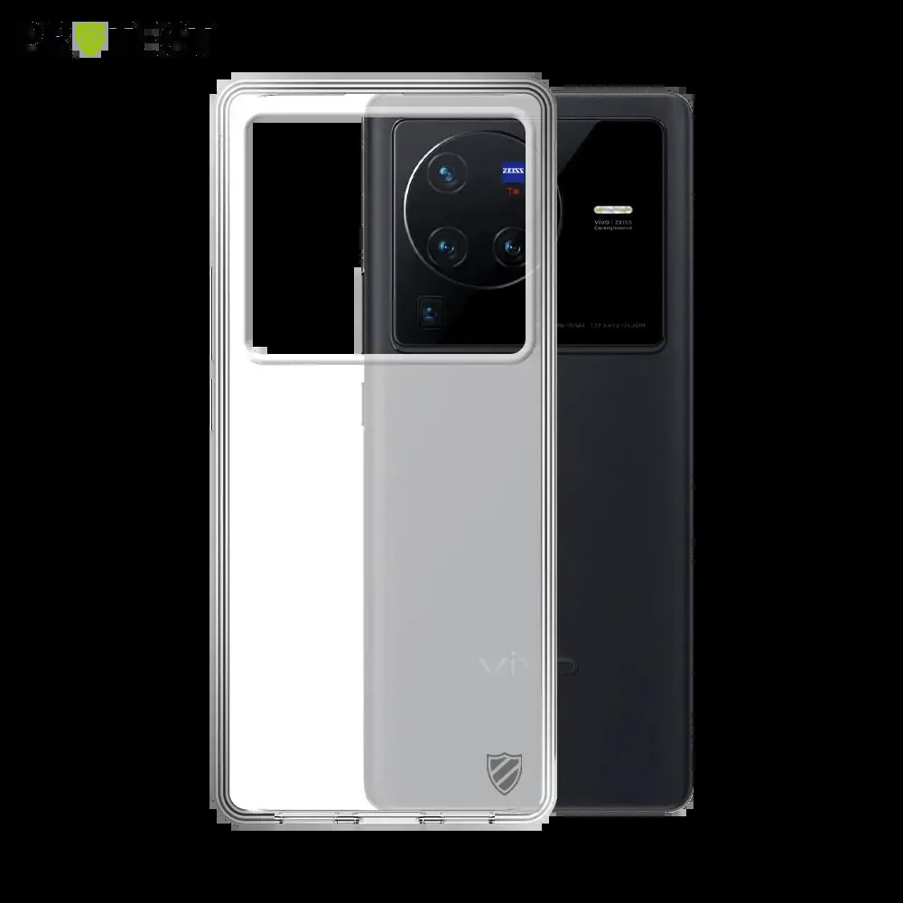 Coque silicone Vivo X80 Pro PROTECT - Transparent