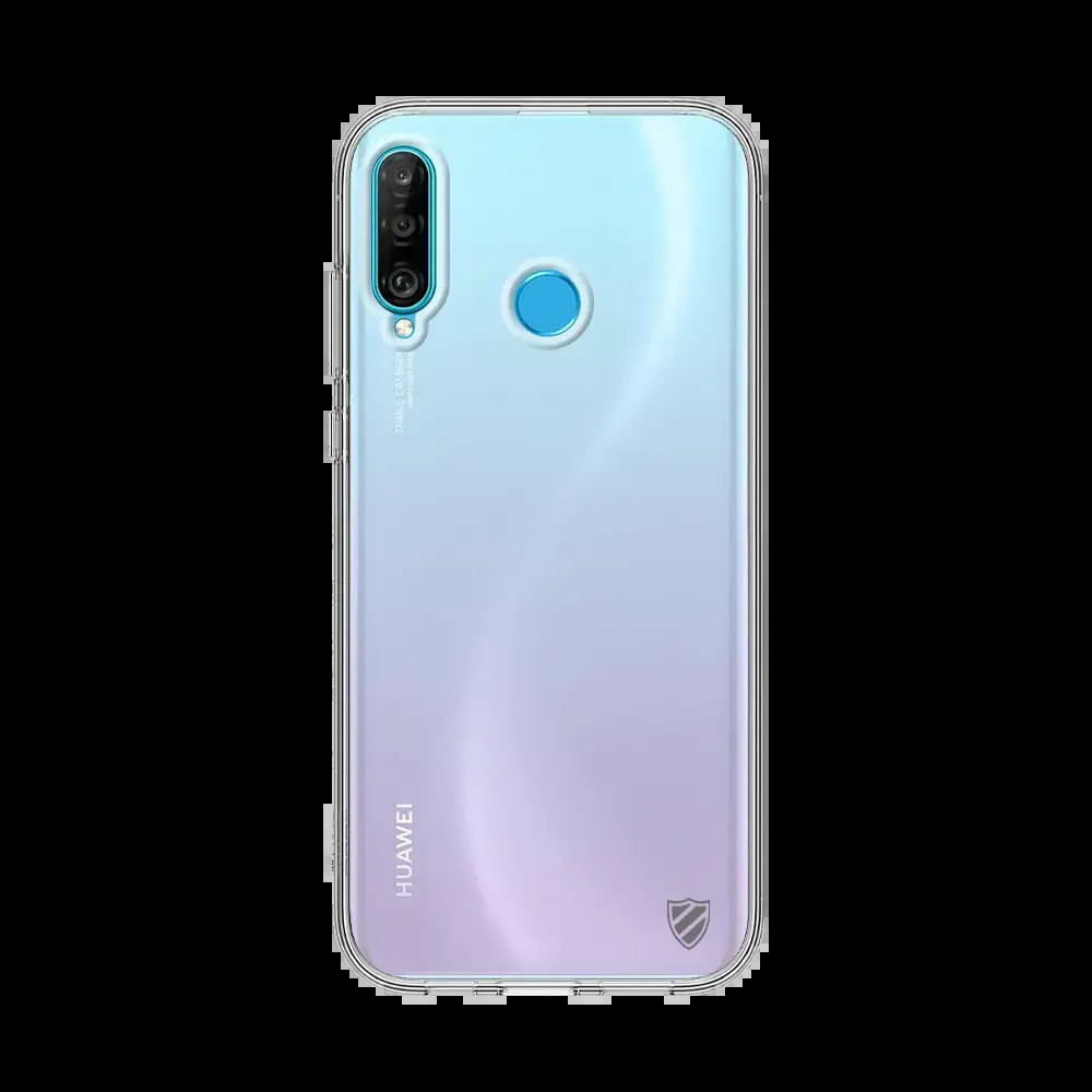 Coque silicone Huawei P30 PROTECT - Transparent - Vue 2