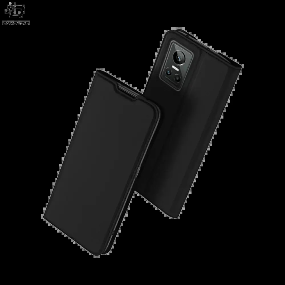 Housse folio Realme GT NEO 3 porte-carte - Dux Ducis Skin Pro Noir