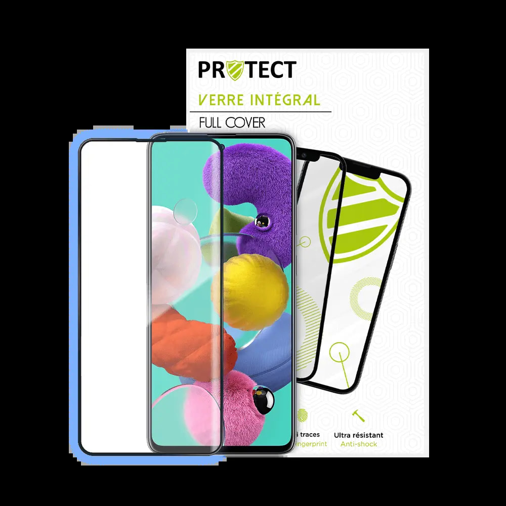 Verre trempé intégral Samsung Galaxy A53 5G protection écran 9H - PROTECT Noir - Vue 2