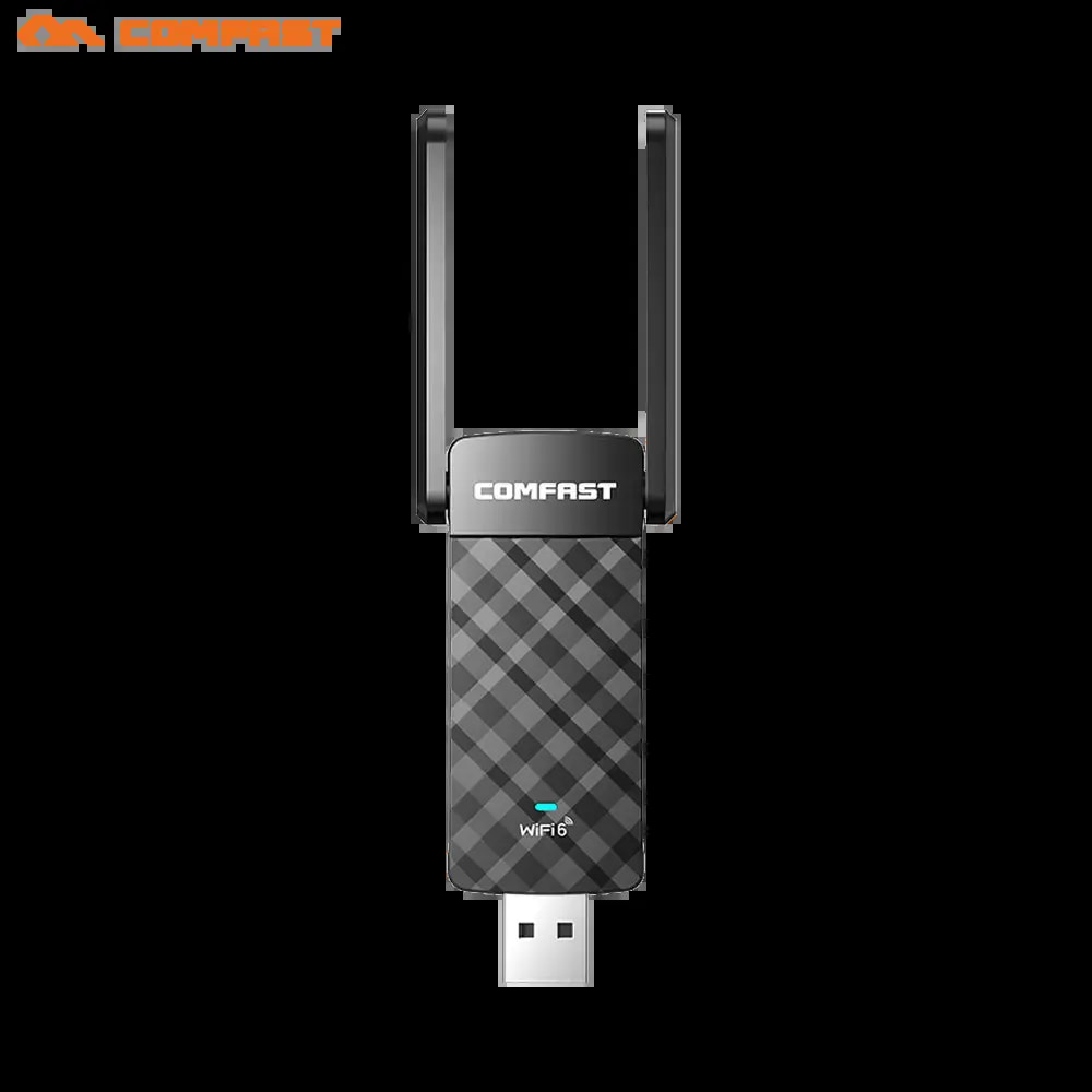 Clé Wifi 6 1800 Mbps double antenne - Comfast CF-952AX V2