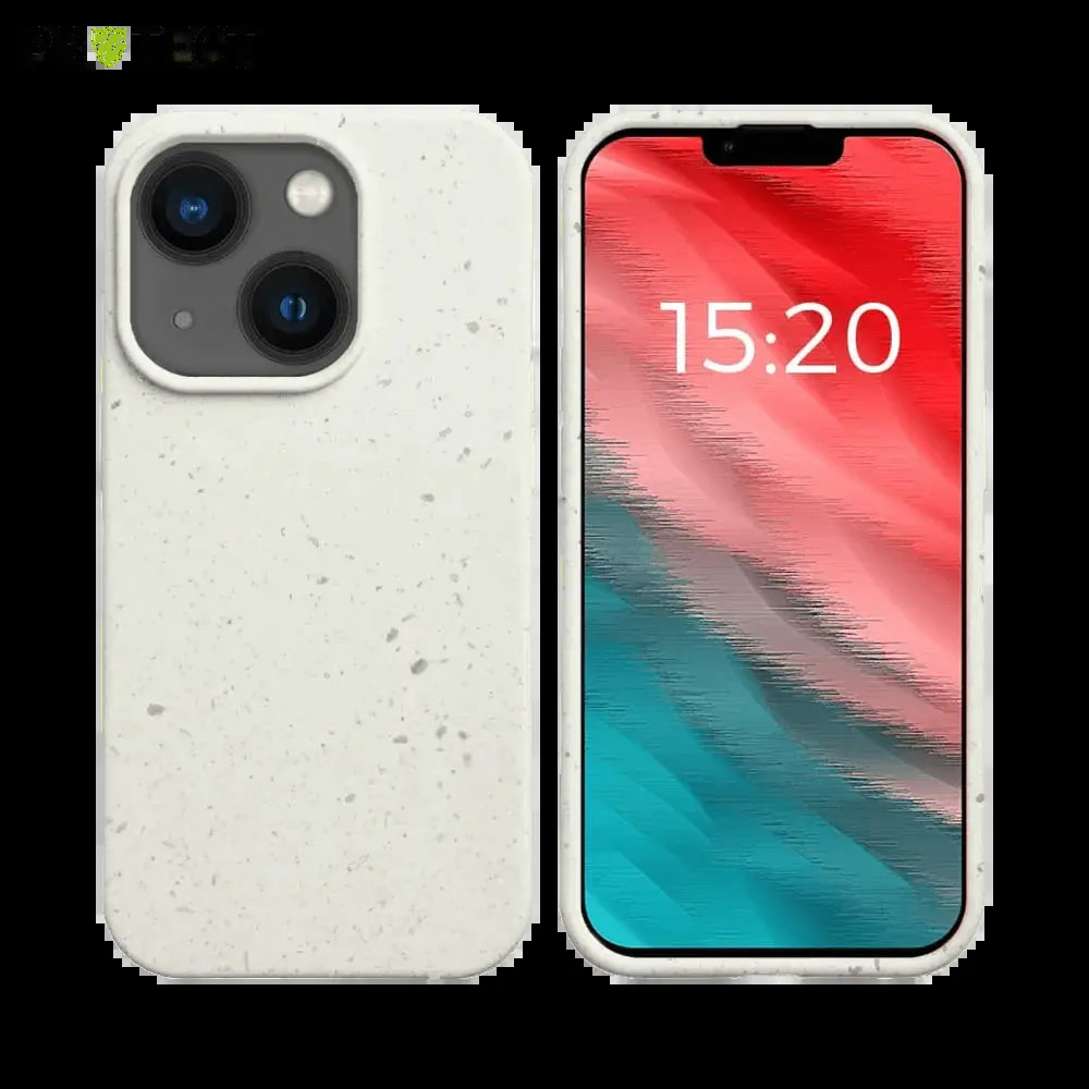 Coque bio iPhone 14 Plus - PROTECT Blanc
