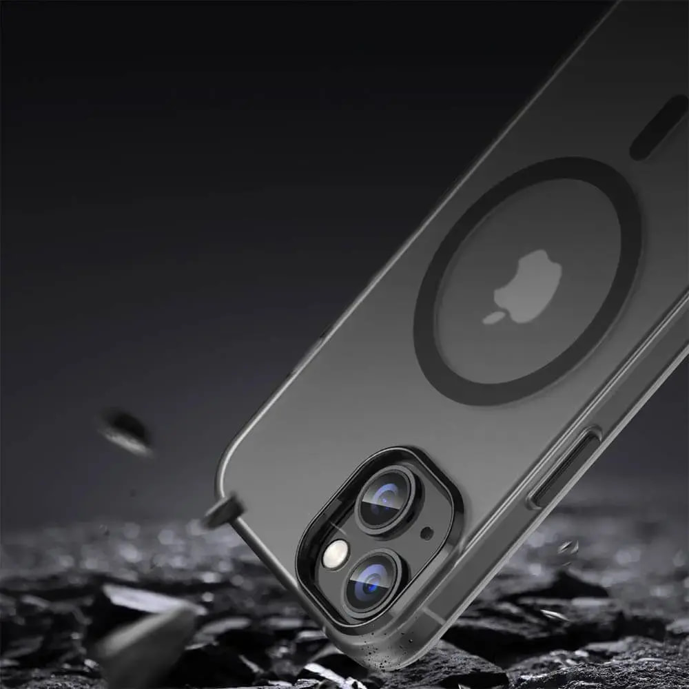 Coque MagSafe bi-matière iPhone 14 Plus - PROTECT MF-006 Noir - Vue 4