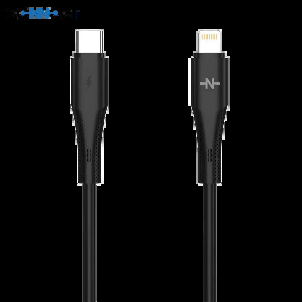 Câble Data USB-C vers Lightning CONNECT 30W (1m) Noir