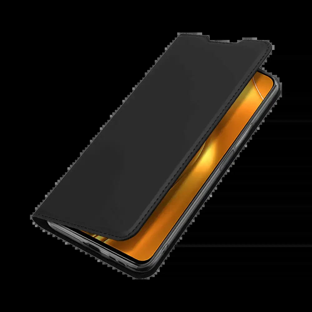 Housse folio Xiaomi Poco F4 5G 2022 porte-carte - Dux Ducis Skin Pro Noir - Vue 3