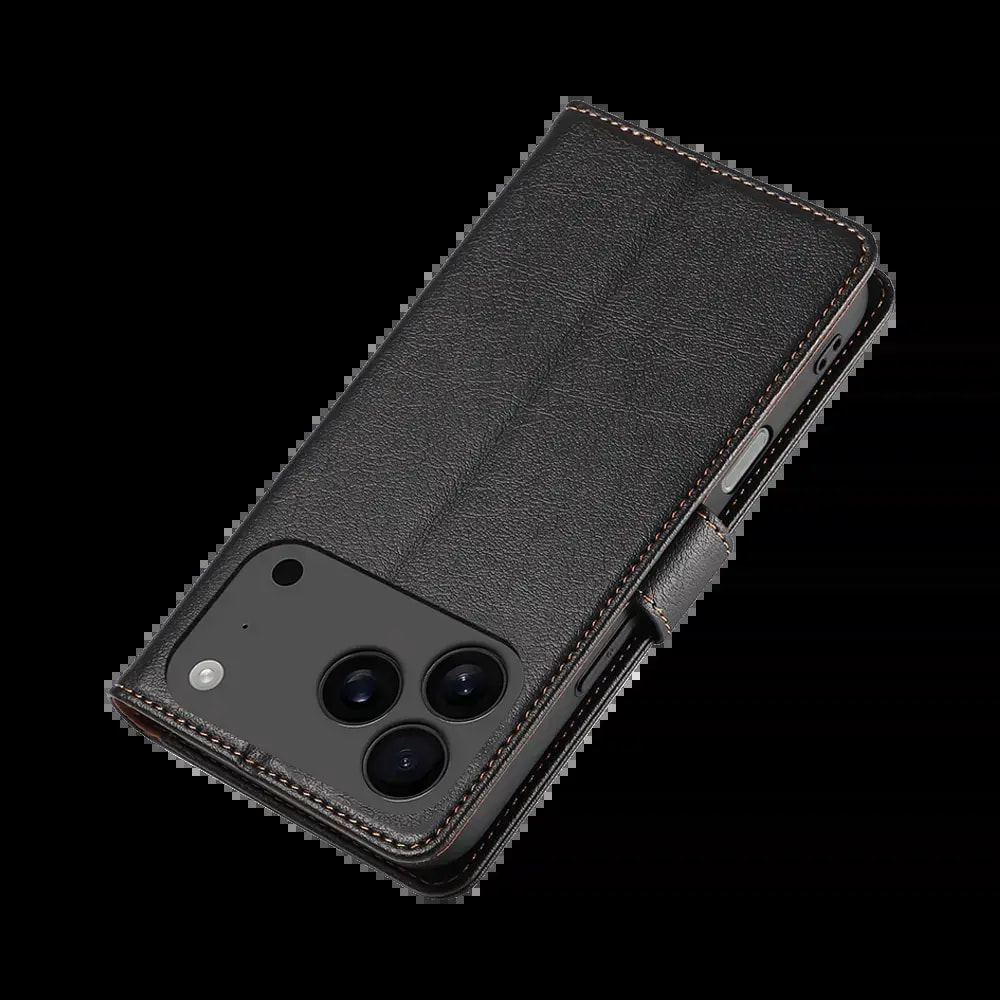 Housse folio anti-RFID iPhone 17 Pro Max – PROTECT IP011 Noir - Vue 6
