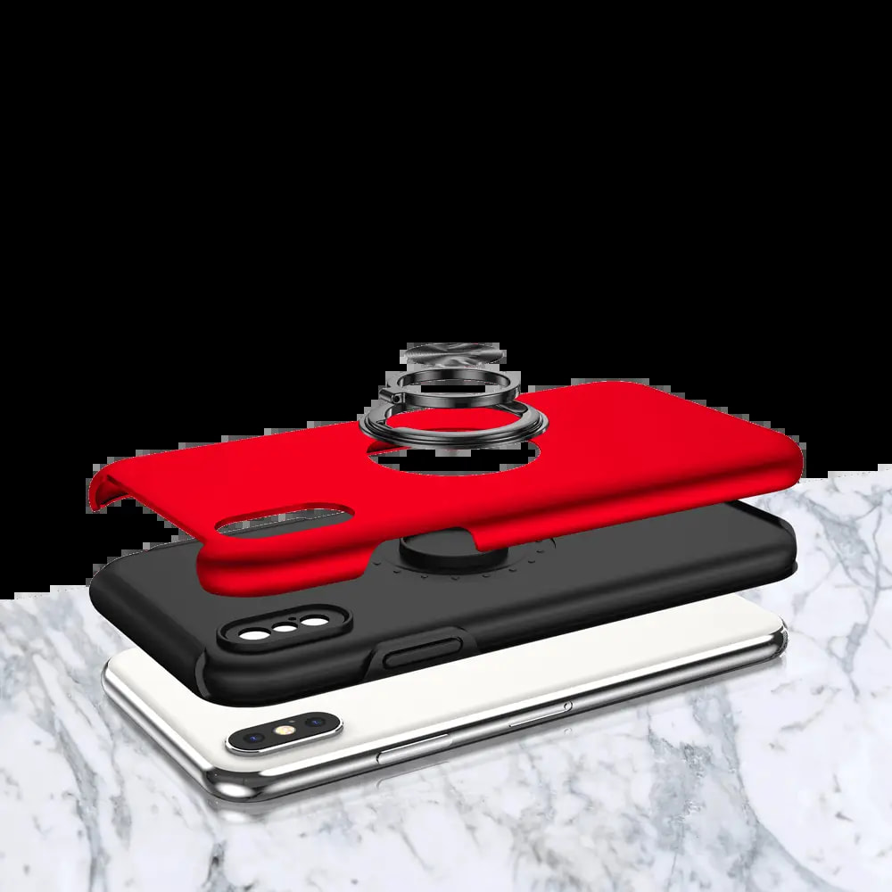 Coque de Protection PROTECT IE013 pour Apple iPhone X/iPhone XS Rouge - Vue 2