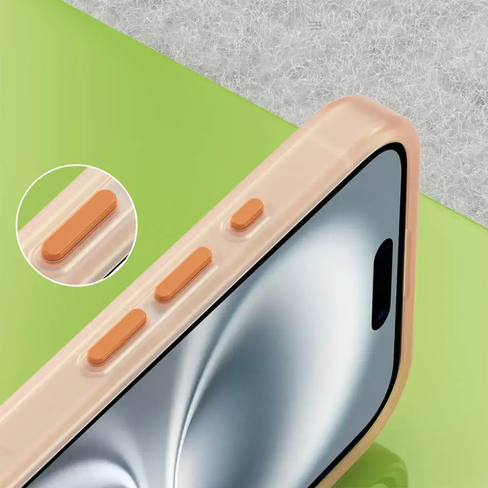 Coque MagSafe bi-matière iPhone 16 Plus - PROTECT MF-006 Orange - Vue 3