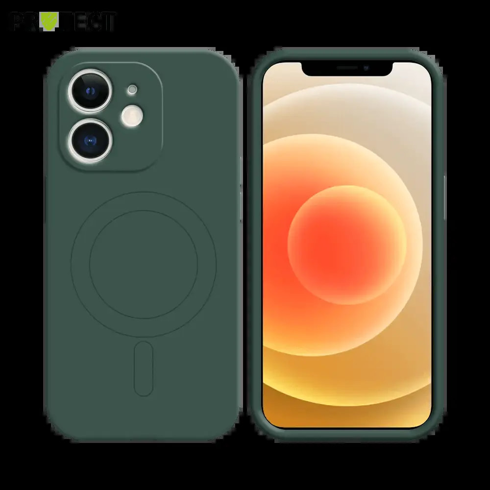 Coque de Protection PROTECT IZ001 pour Apple iPhone 12 MagSafe Vert Foncé