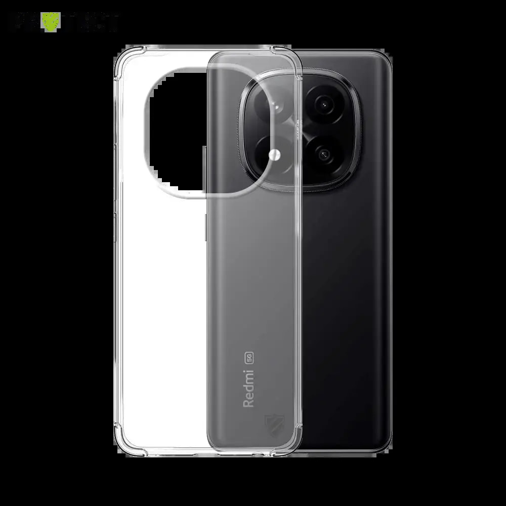 Coque antichoc renforcée transparente Xiaomi Redmi Note 14 Pro+ 5G - silicone PROTECT