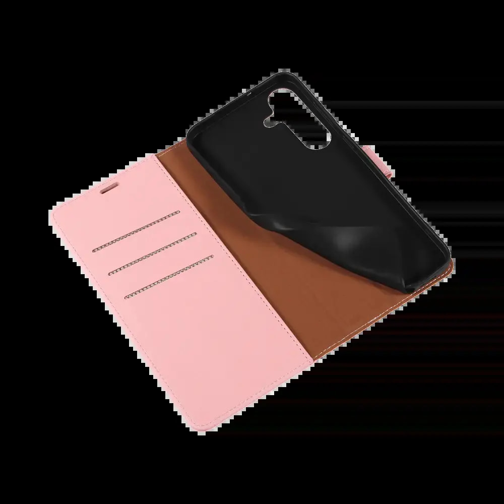 Housse folio anti-RFID Samsung Galaxy S24 FE – PROTECT IP011 Rose - Vue 4