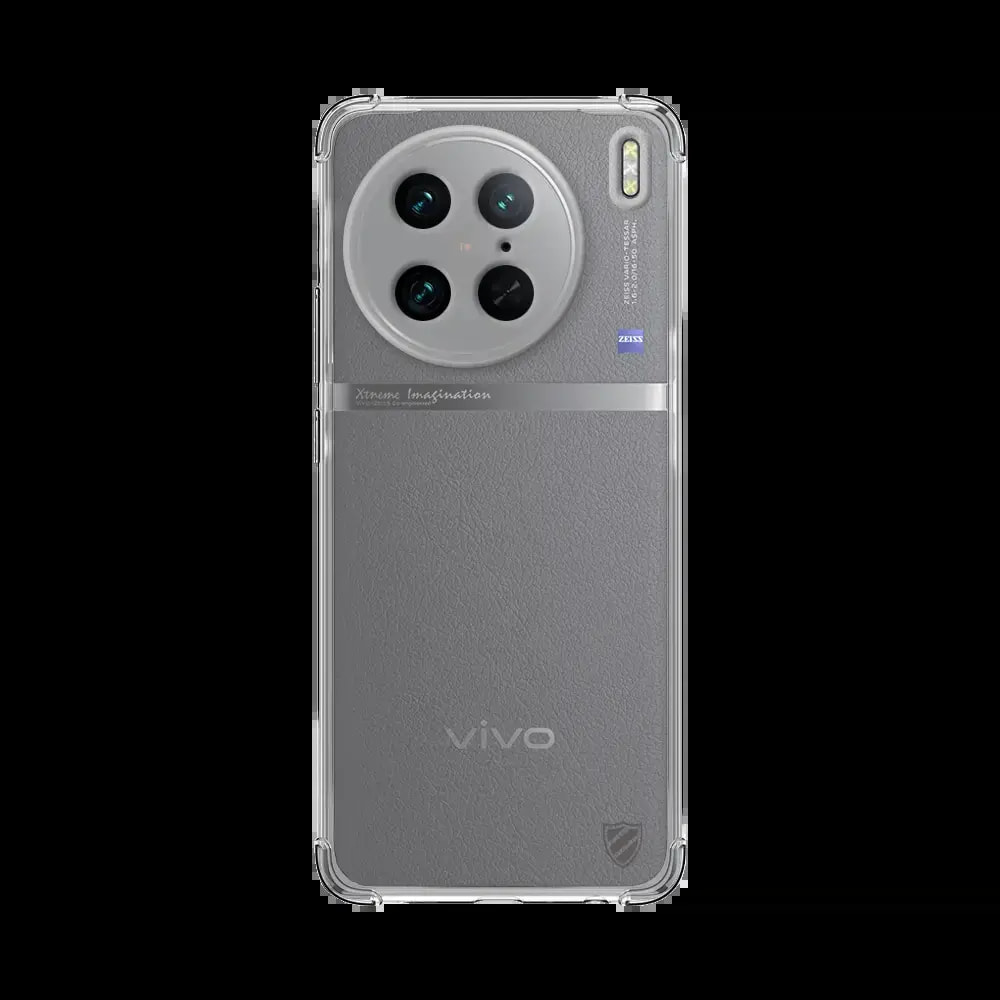 Coque antichoc renforcée transparente Vivo X90 Pro - silicone PROTECT - Vue 2