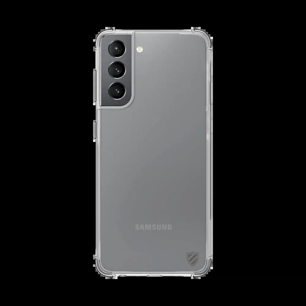Coque antichoc renforcée transparente Samsung Galaxy S21 5G - silicone PROTECT - Vue 2