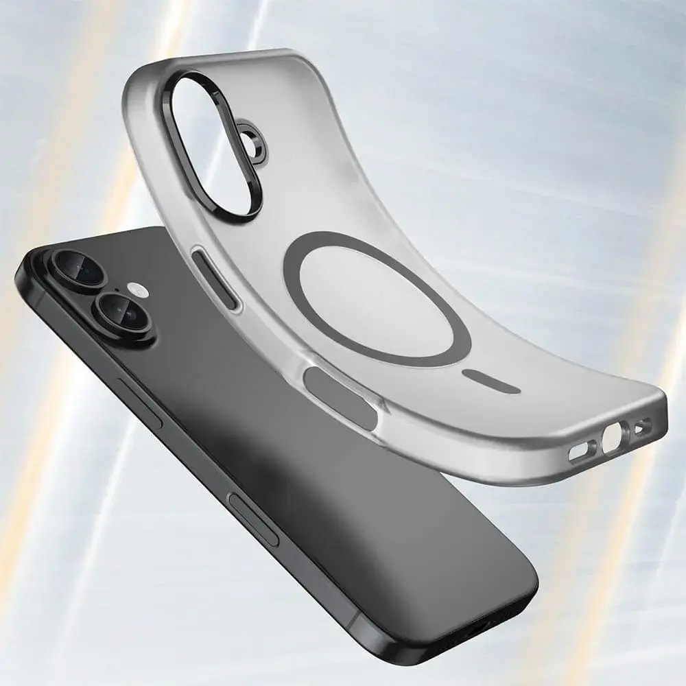 Coque MagSafe bi-matière iPhone 17 - PROTECT MF-006 Noir - Vue 2