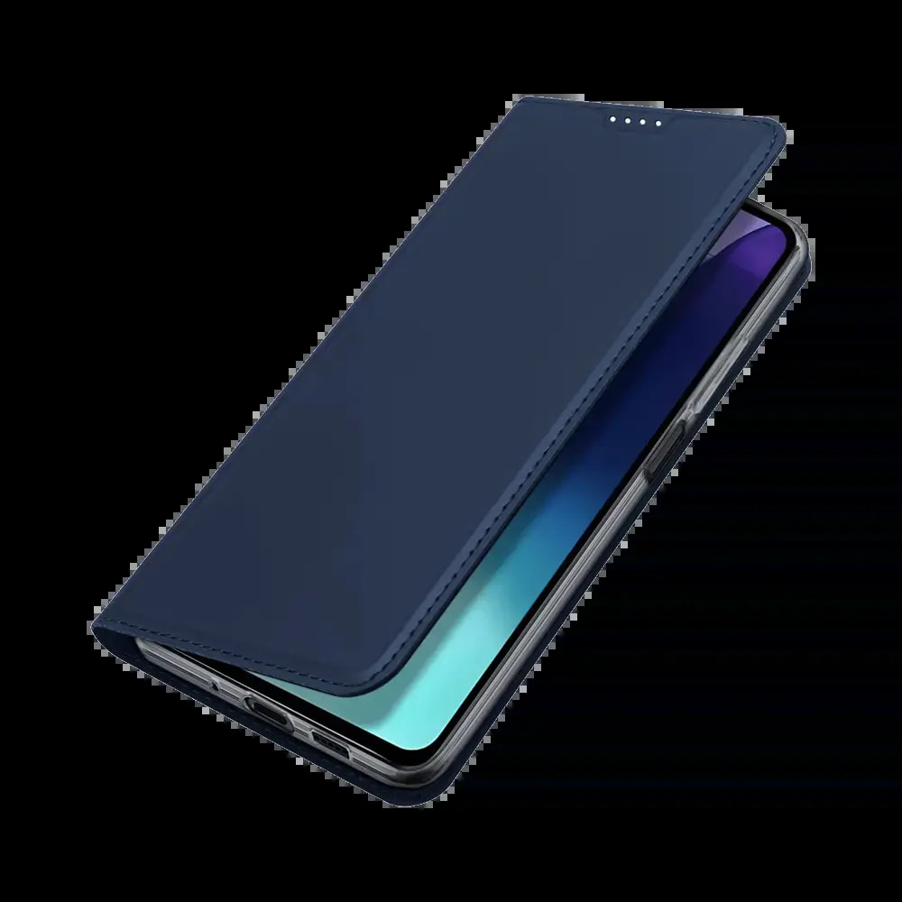 Housse folio Xiaomi Redmi 14C porte-carte - Dux Ducis Skin Pro Bleu - Vue 3