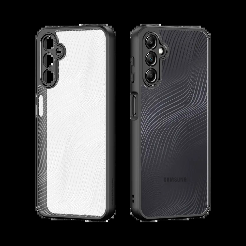 Coque Samsung Galaxy A15 5G anti-chocs finition mate - Dux Ducis Aimo Noir - Vue 2