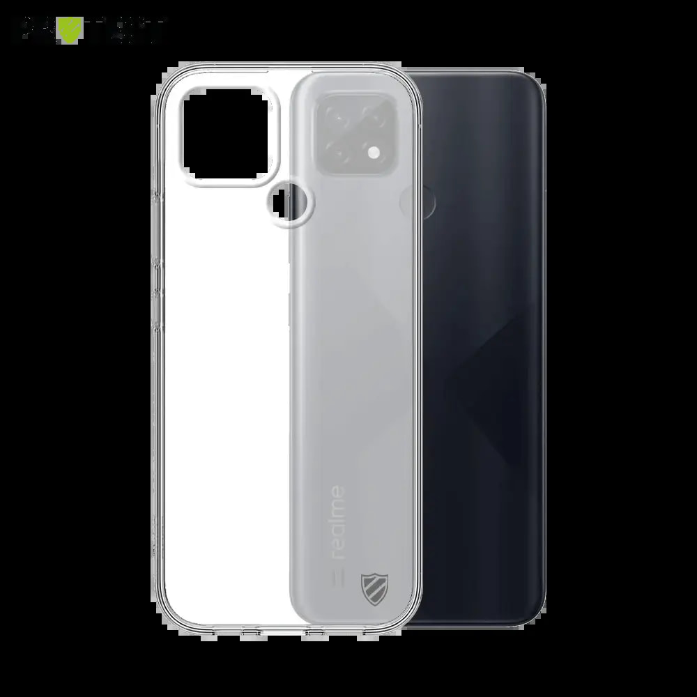 Coque Silicone PROTECT pour Realme C21 Transparent