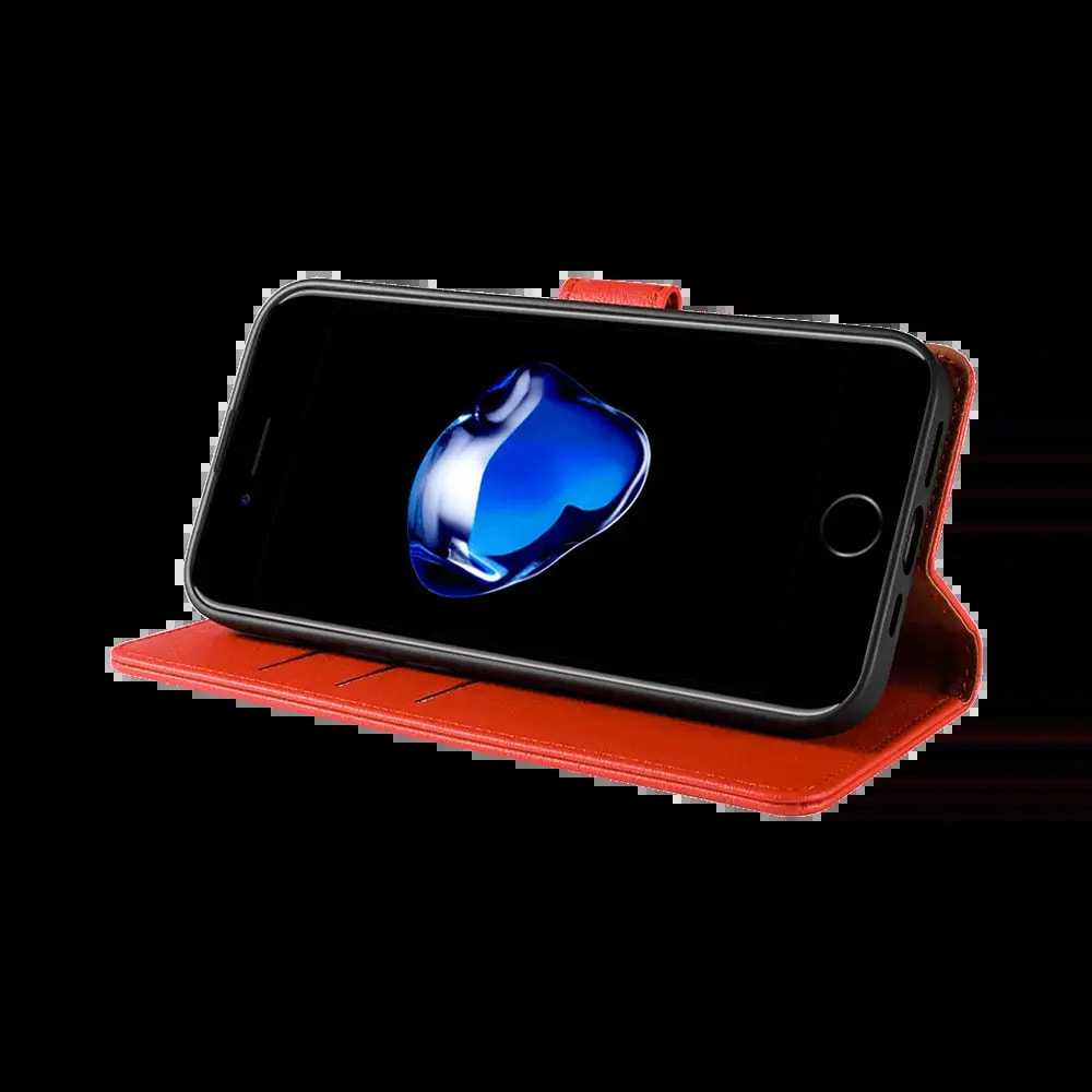 Housse folio anti-RFID iPhone 6 / 6S - PROTECT IP011 Rouge - Vue 4