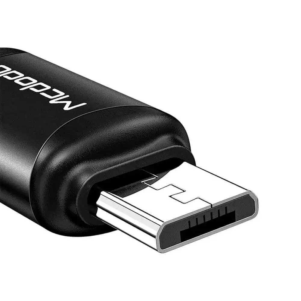 Adaptateur OTG USB-C femelle vers Micro USB Mcdodo OT-7690 Noir - Vue 2