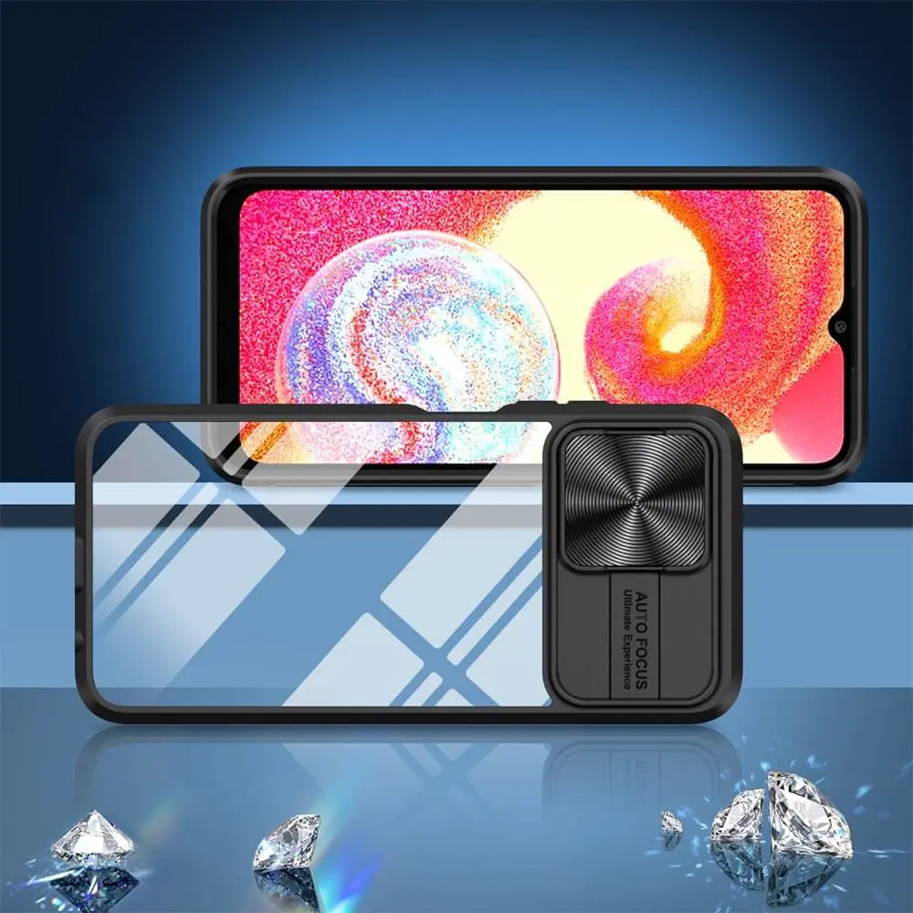 Coque Samsung Galaxy A04e avec cache caméra - PROTECT IE027 Noir - Vue 2