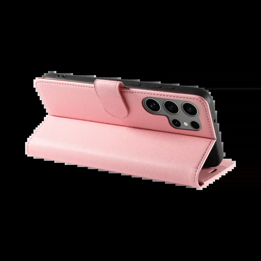 Housse folio anti-RFID Samsung Galaxy S25 Ultra – PROTECT IP011 Rose - Vue 2
