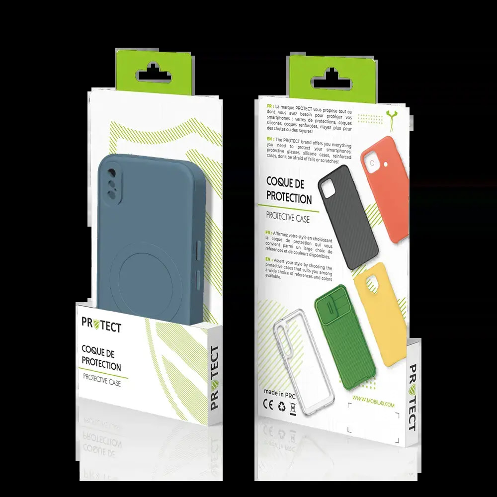 Coque de Protection PROTECT IZ001 pour Apple iPhone XS Max MagSafe Bleu - Vue 3