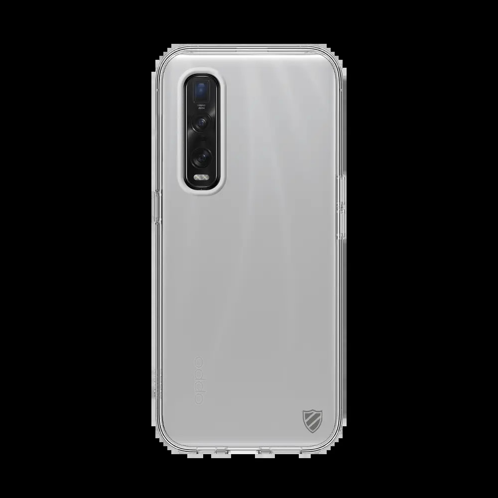 Coque silicone OPPO Find X2 Pro - PROTECT Transparent - Vue 2