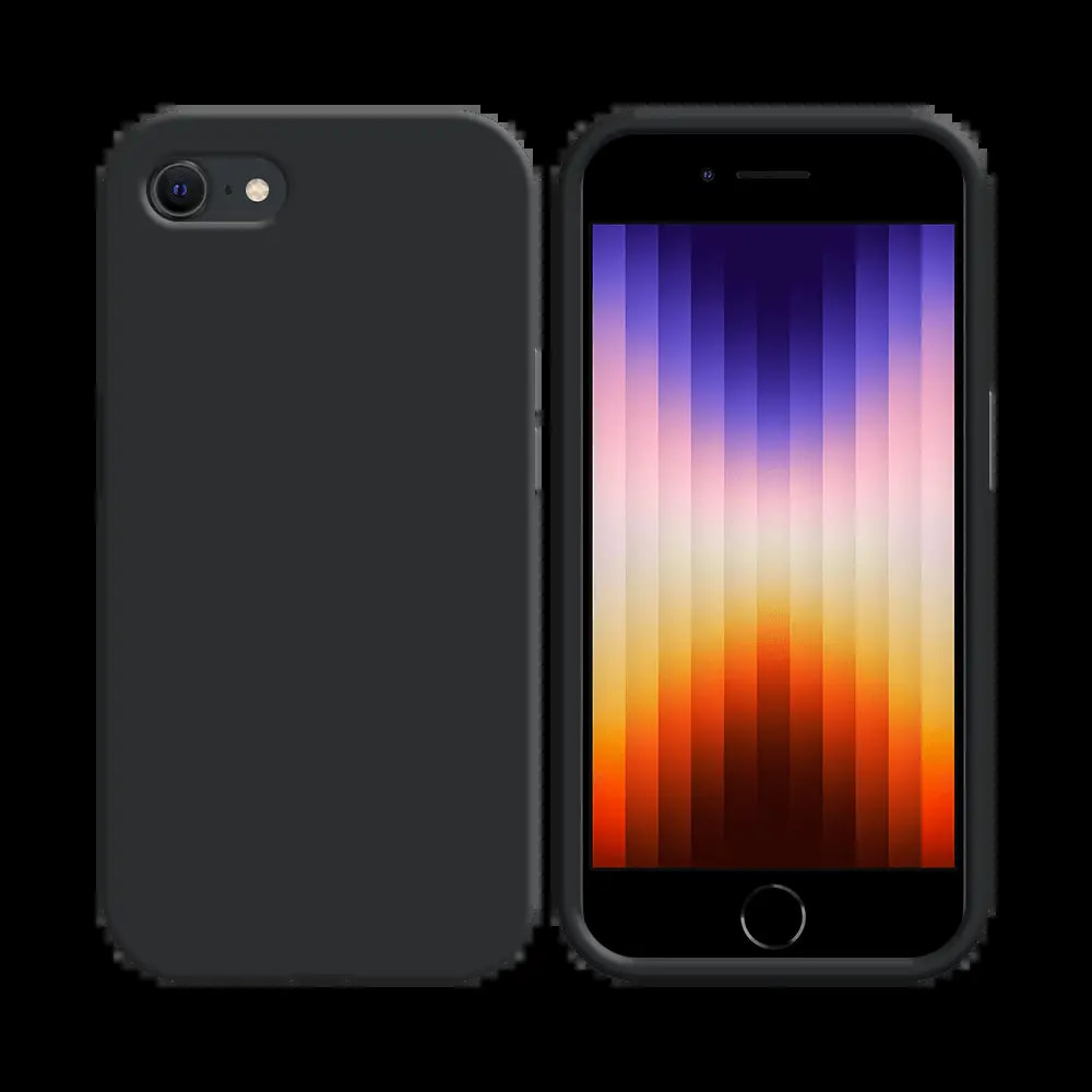 Coque silicone iPhone 7 / 8 / SE - Noir