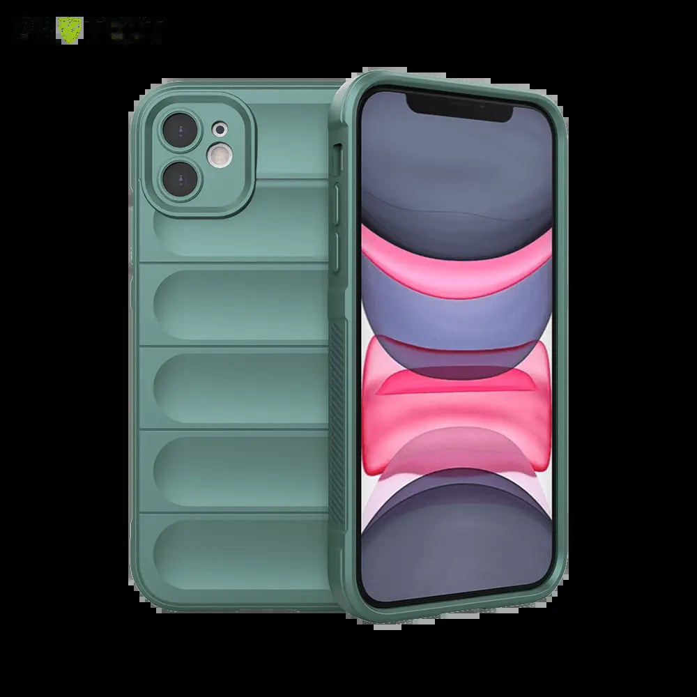 Coque de protection antichoc renforcée iPhone 11 - PROTECT IX008 Vert Foncé