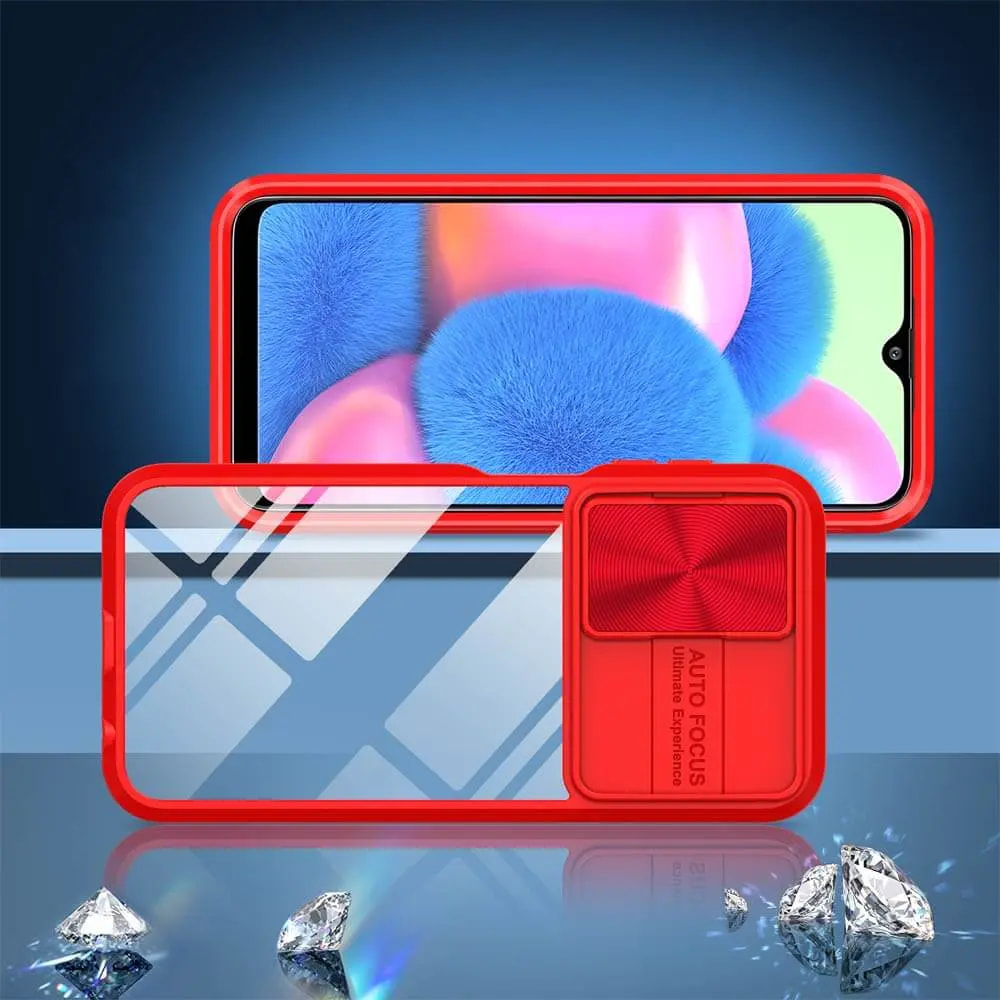 Coque Samsung Galaxy  A24 4G avec cache caméra - PROTECT IE027 Rouge  - Vue 2