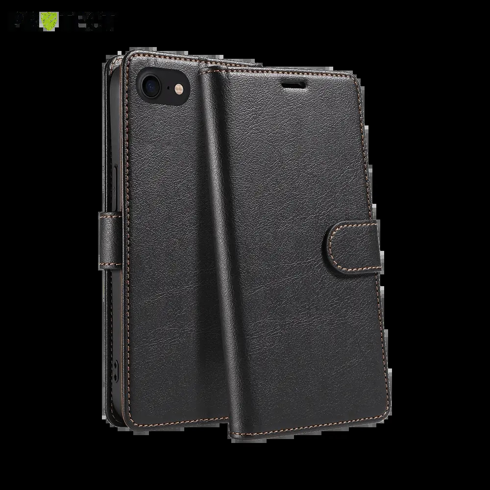 Housse folio anti-RFID iPhone 7 / 8 / SE - PROTECT IP011 Noir