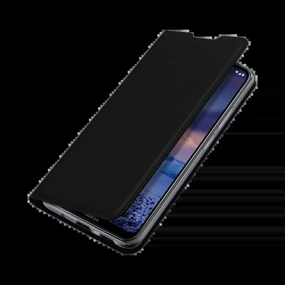 Housse folio Nokia 5.4 porte-carte - Dux Ducis Skin Pro Noir - Vue 3