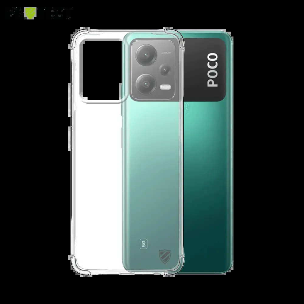 Coque antichoc renforcée transparente Xiaomi Poco X5 5G / Redmi Note 12 5G - silicone PROTECT