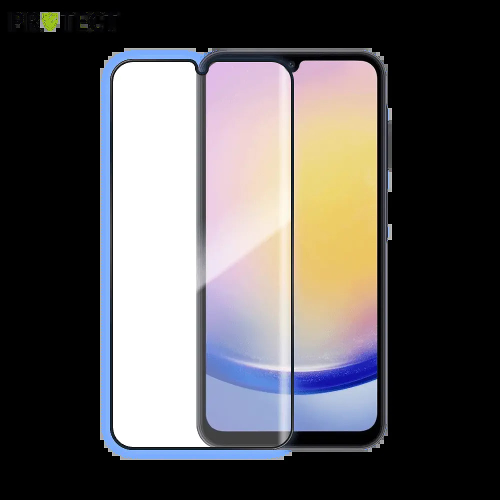 Verre trempé intégral Samsung Galaxy A24 4G / A25 5G / A15 5G / A15 4G protection écran 9H - PROTECT Noir