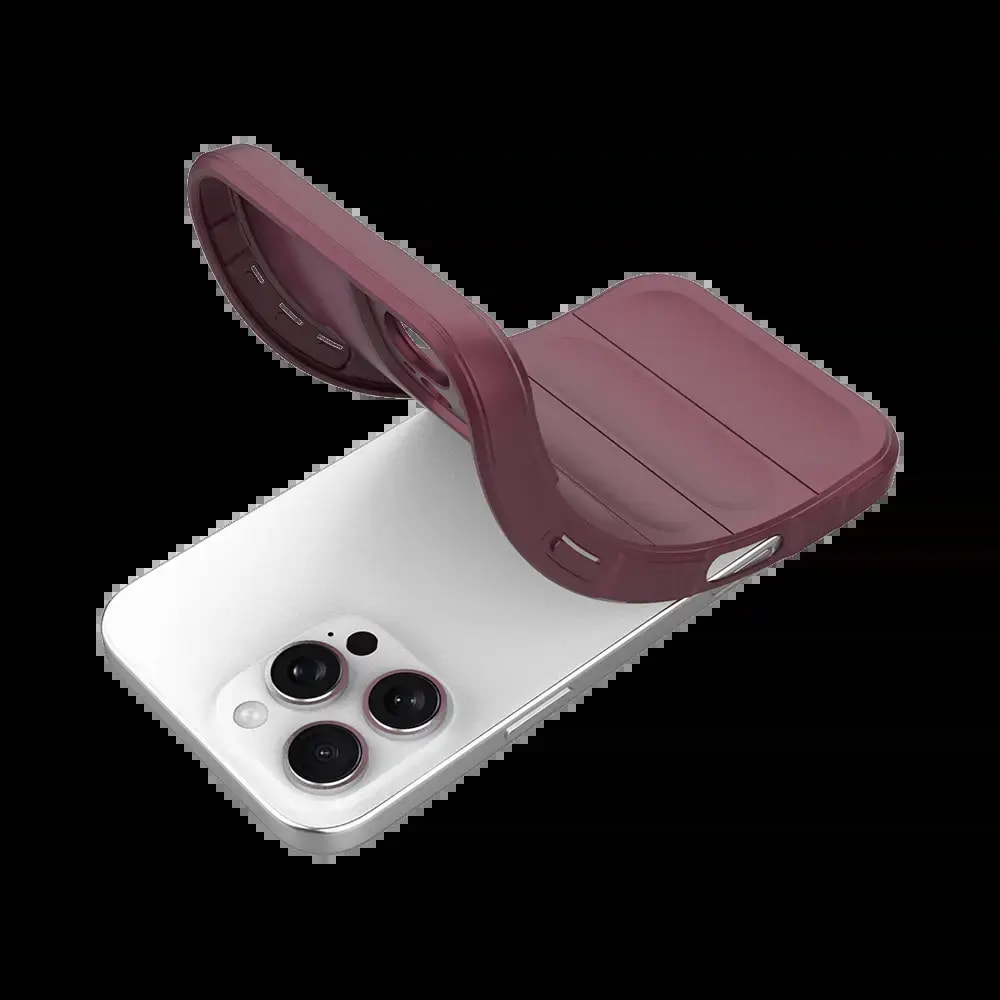 Coque de protection iPhone 16 Pro Max antichoc renforcée - PROTECT IX008 Prune - Vue 3