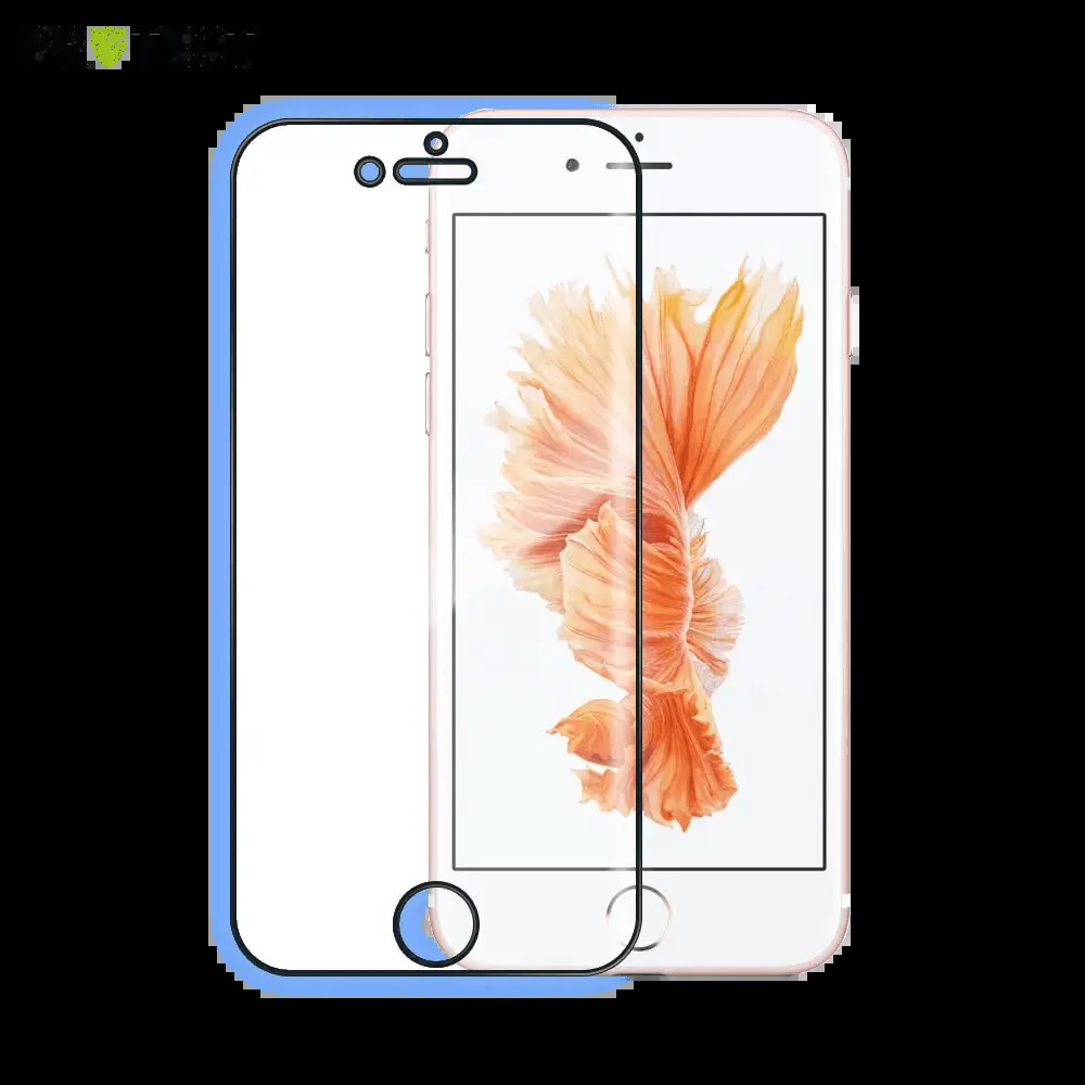Verre trempé intégral iPhone 6 / iPhone 6S protection écran 9H - PROTECT Noir